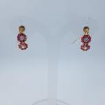 Himachali Chamba Bali Pair With Pink and White Stone and Amazing Design