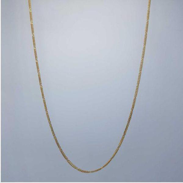 Elegant Plain Gold Chain for Ladies