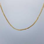 Elegant Plain Gold Chain for Ladies