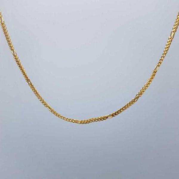 Elegant Plain Gold Chain for Ladies