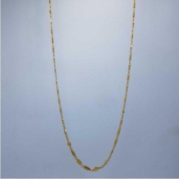 Gold Ladies Chain in Fancy Design