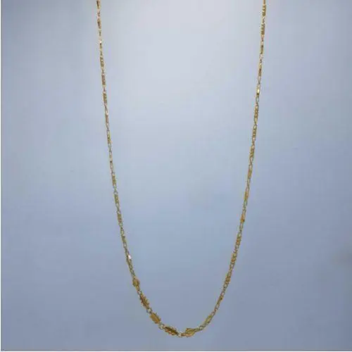 Gold Ladies Chain in Fancy Design