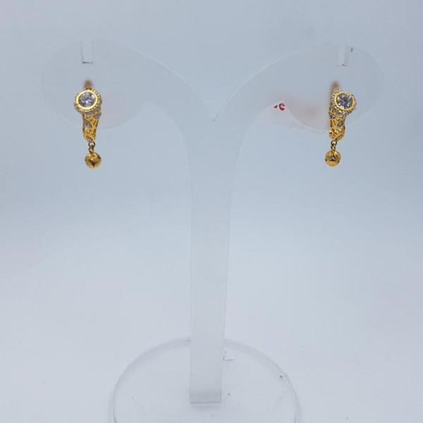 Uniquely Designed Scarlet Gold Bali Pair