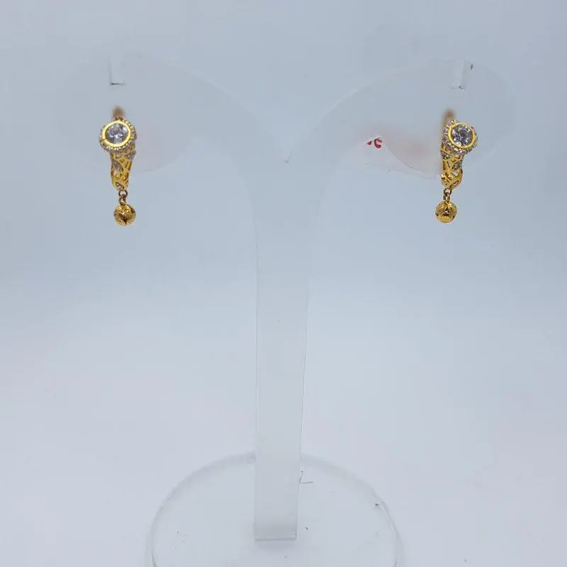 Uniquely Designed Scarlet Gold Bali Pair