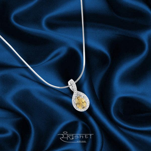 REAL CITRINE PENDANT