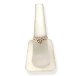 Fabulous Diamond Ring for Ladies in Rose Gold 