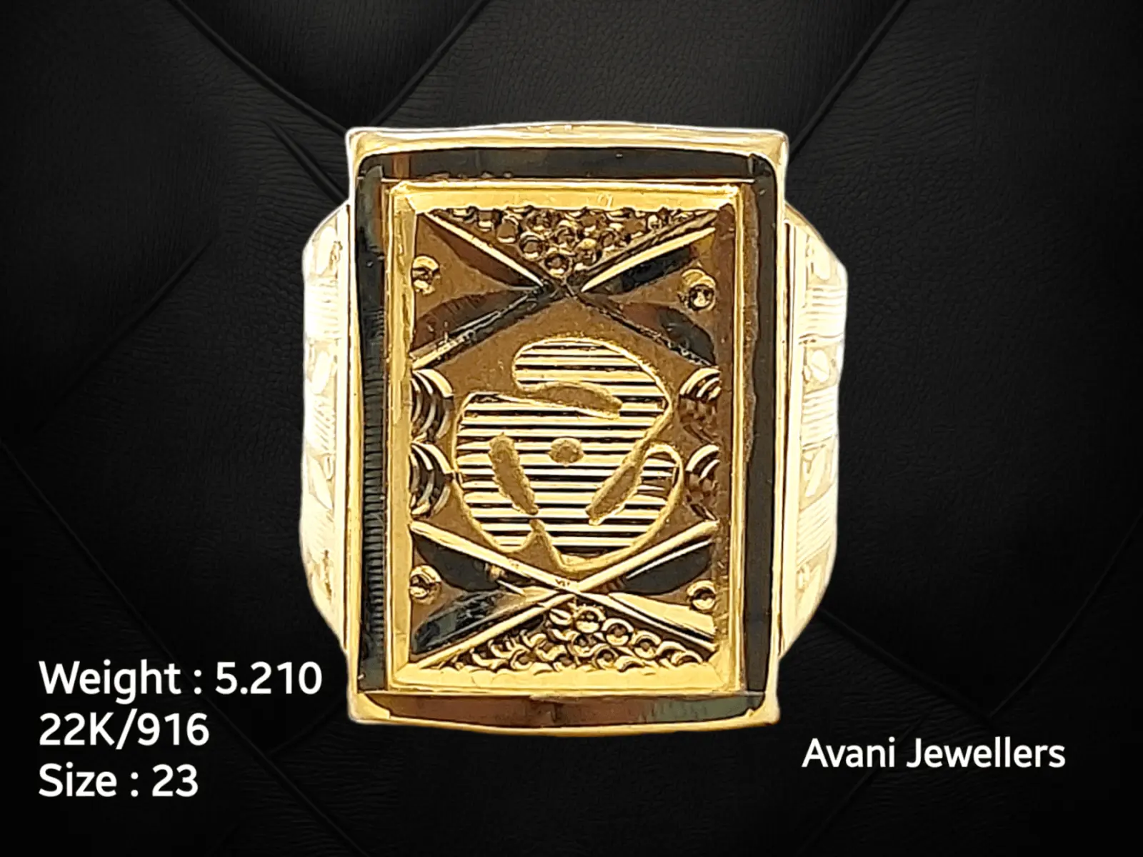 Gold Gents Ring