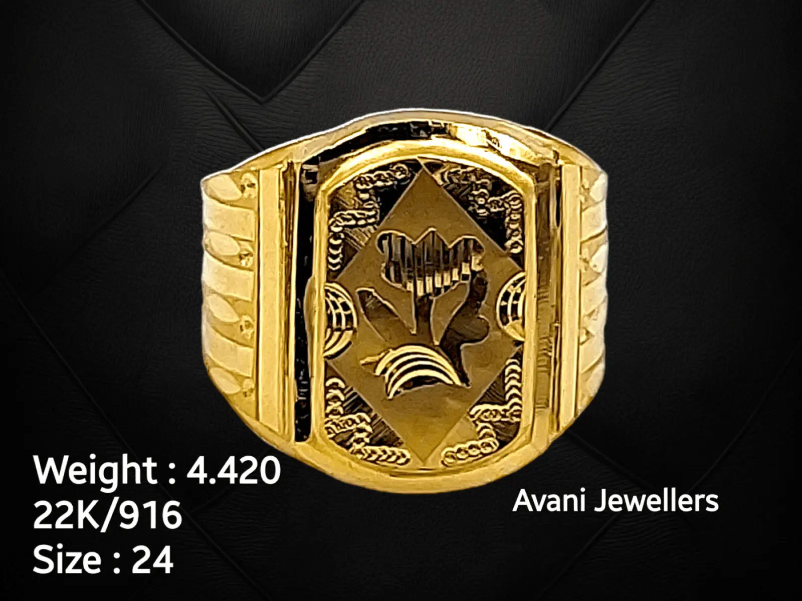 Gold Gents Ring