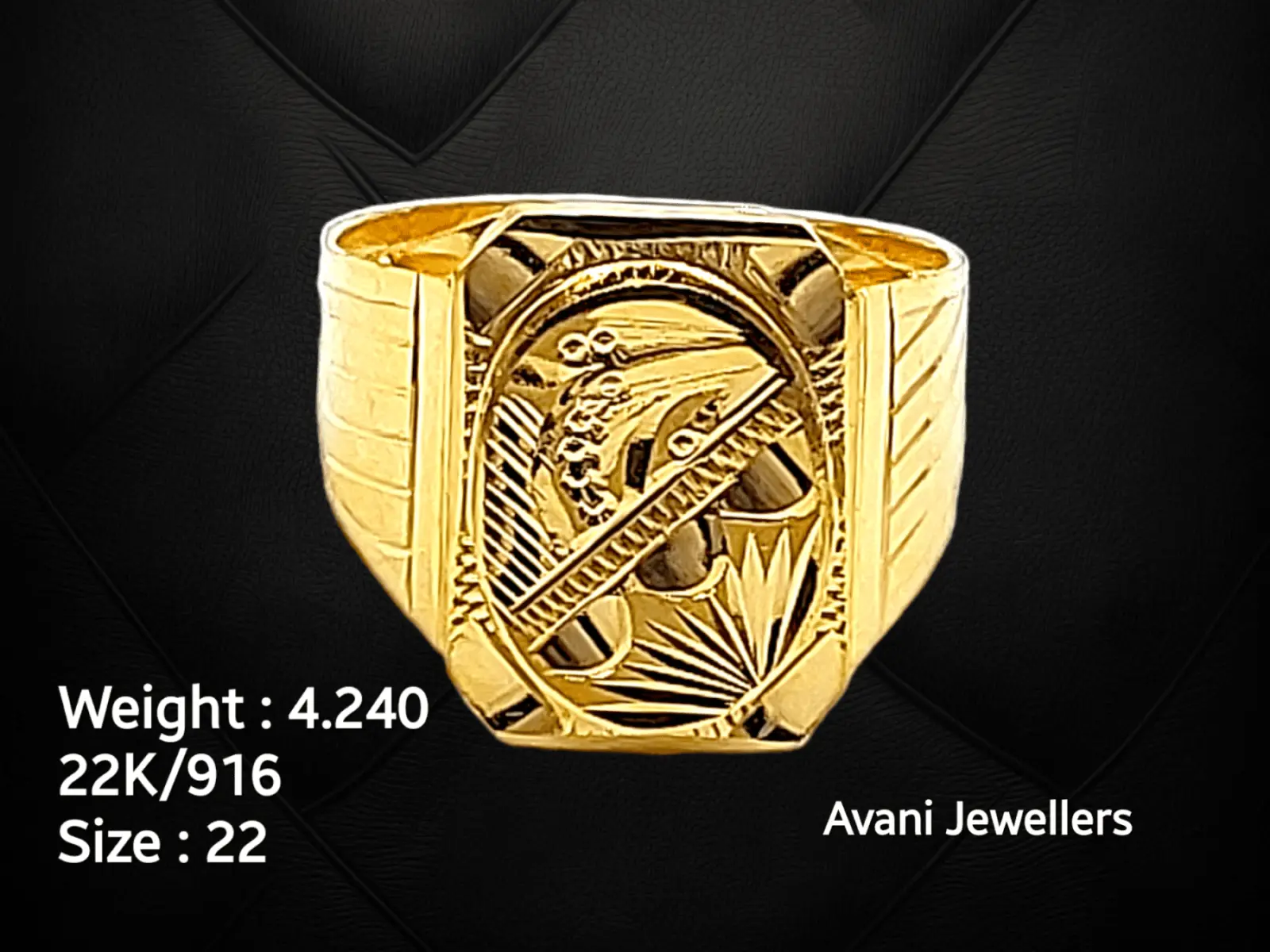 Gold Gents Ring