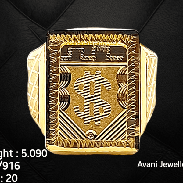 Gold Gents Ring