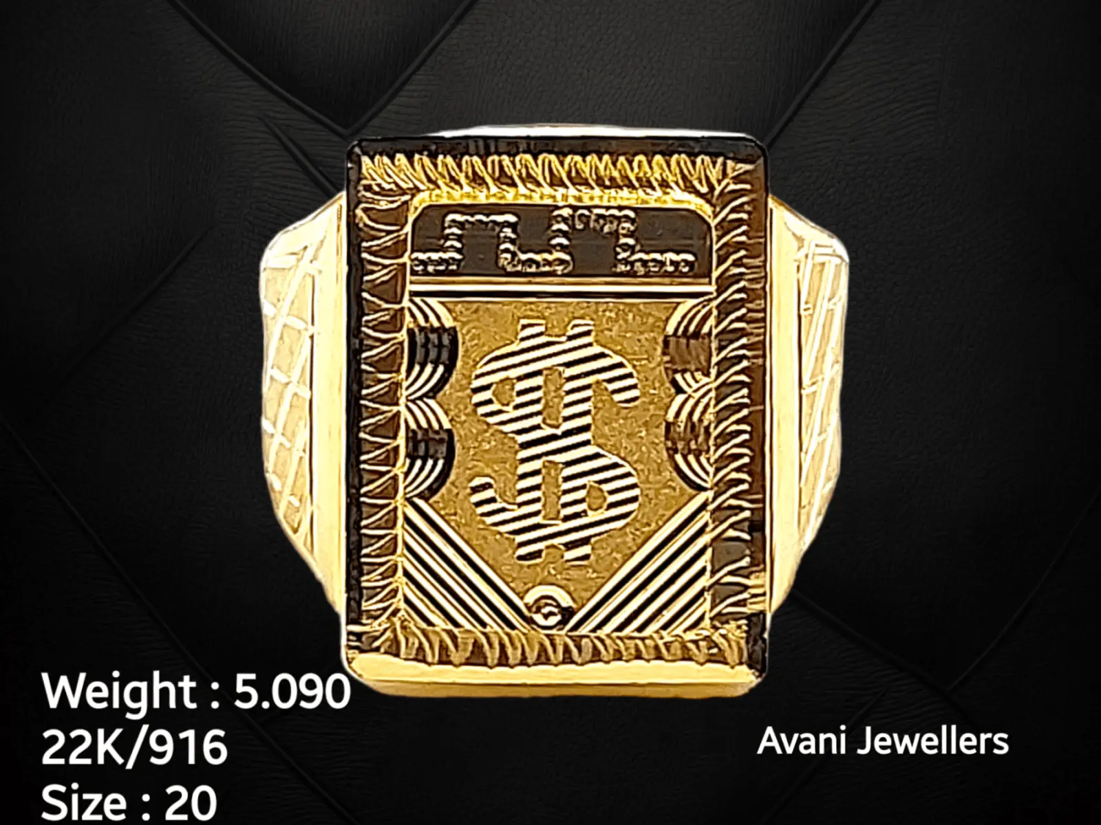 Gold Gents Ring