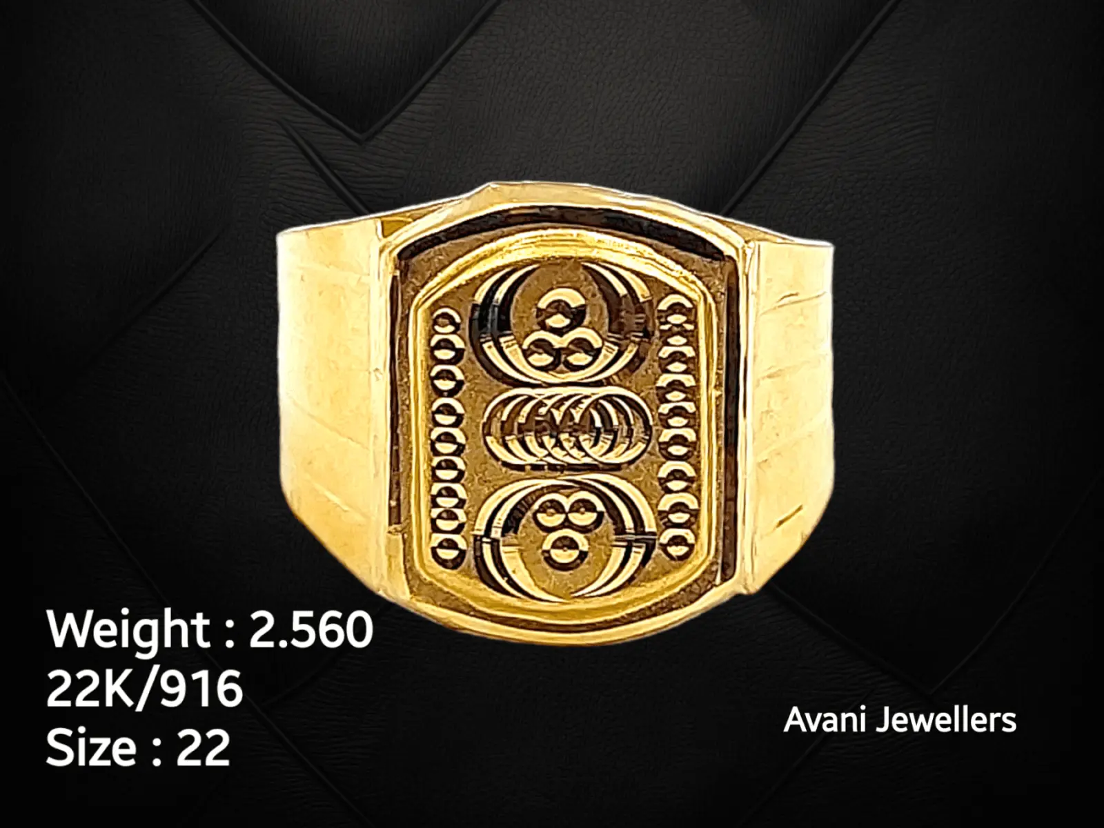 Gold Gents Ring