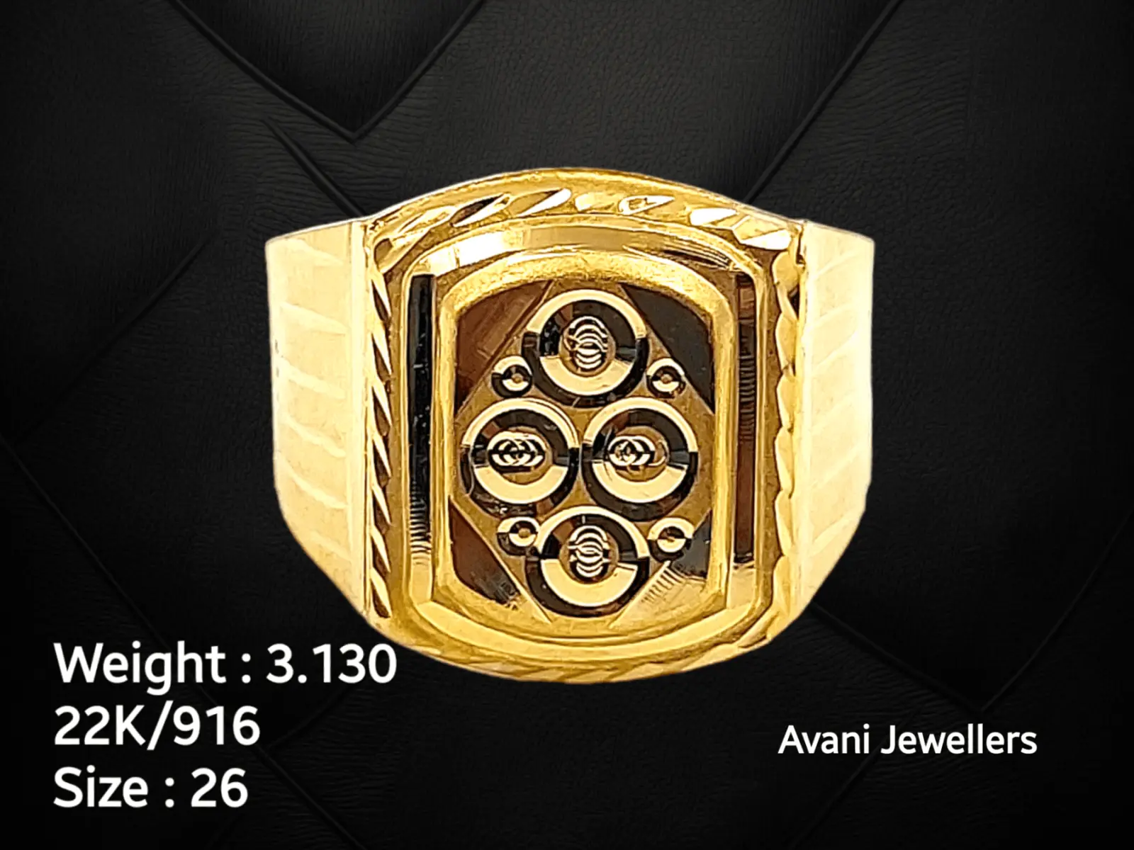 Gold Gents Ring