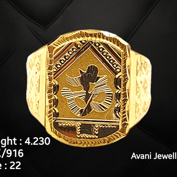 Gold Gents Ring