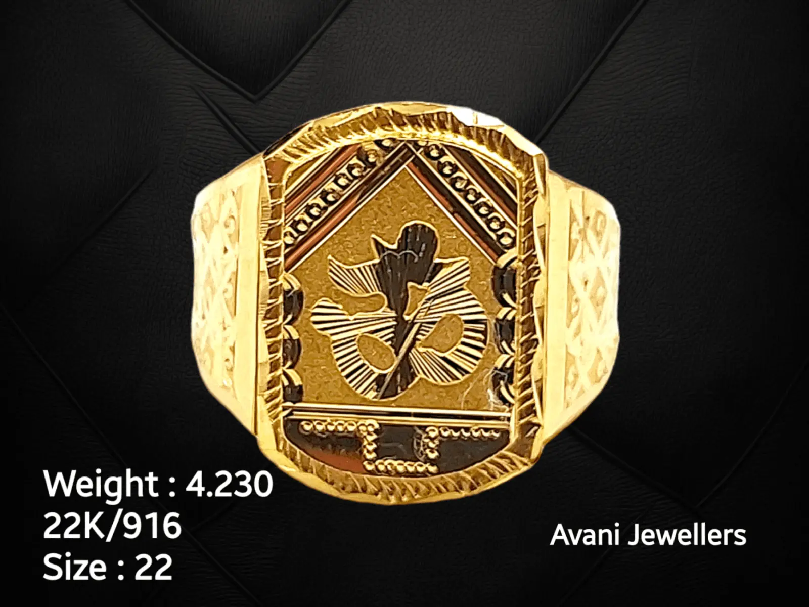 Gold Gents Ring