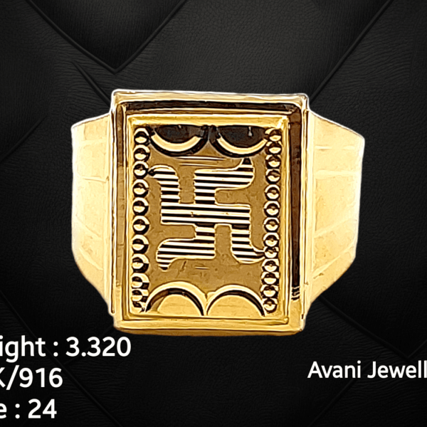 Gold Gents Ring