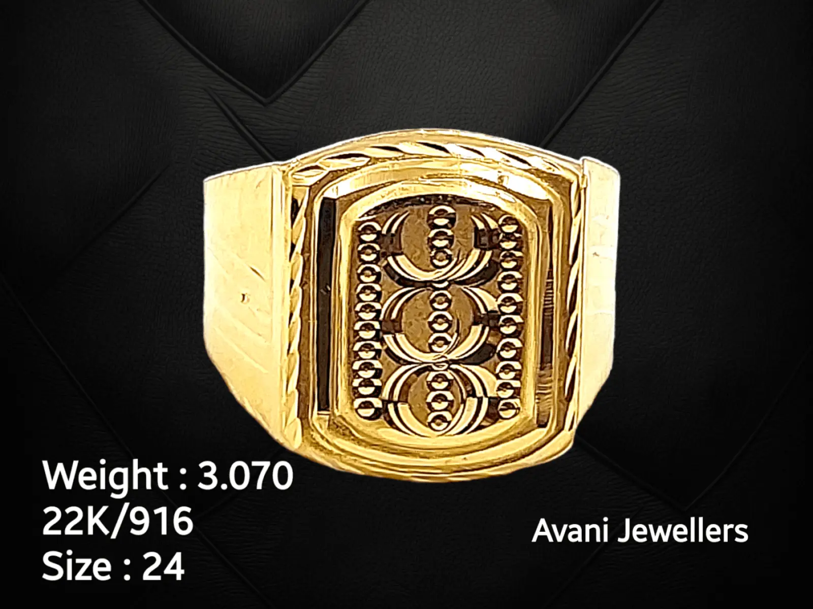 Gold Gents Ring