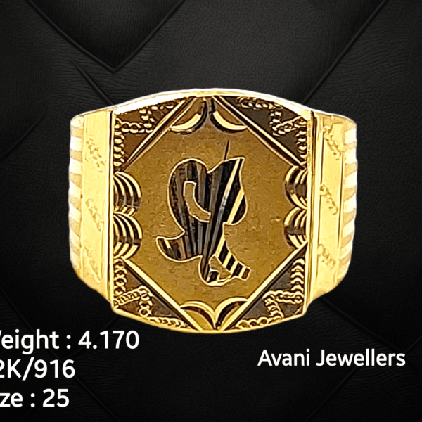 Gold Gents Ring