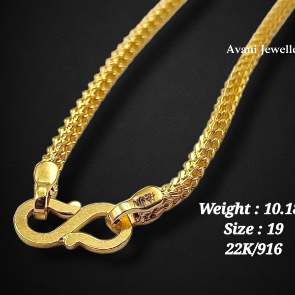 Gold Chain 19" Long in 10gms