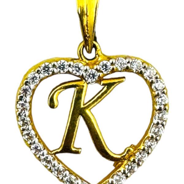 K-LETTER PENDANT ZERKON