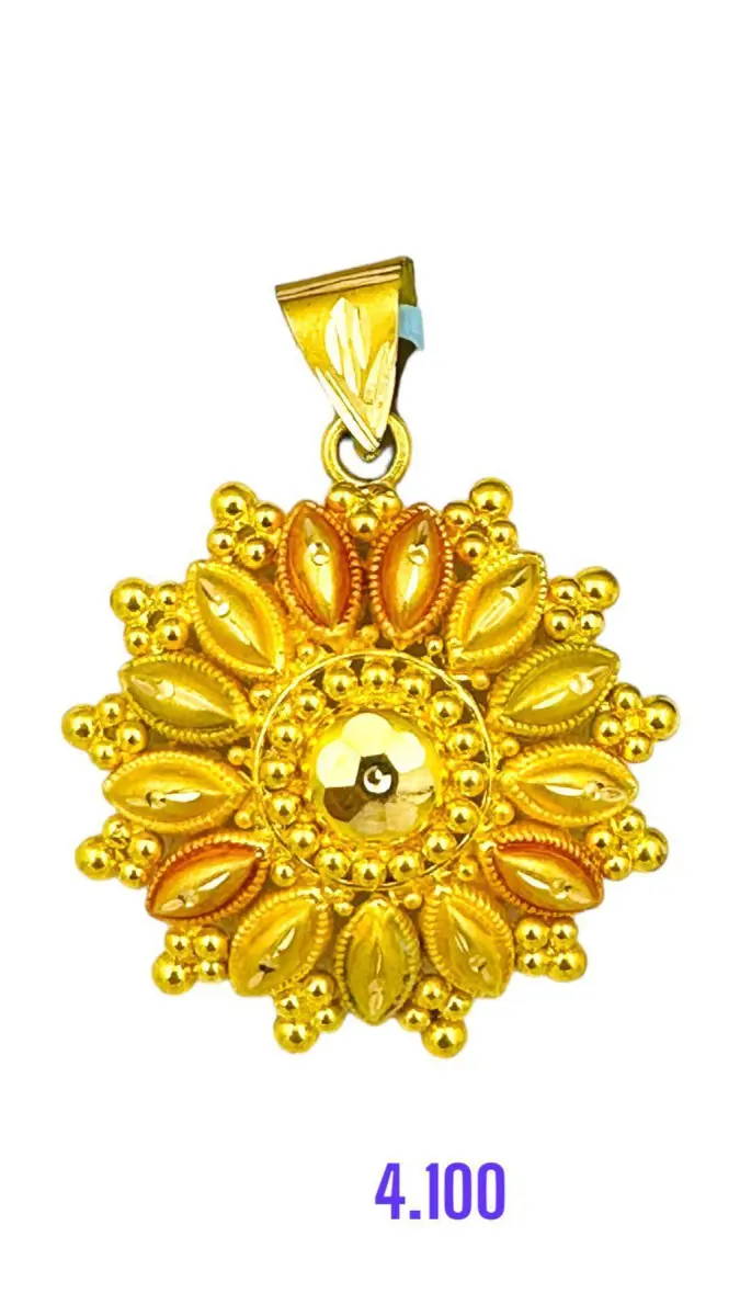 FLOWER DESIGN PENDANT