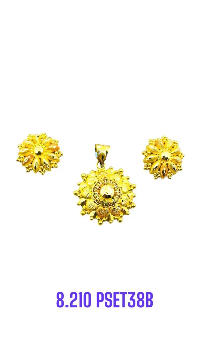 FLOWER PENDANT SET