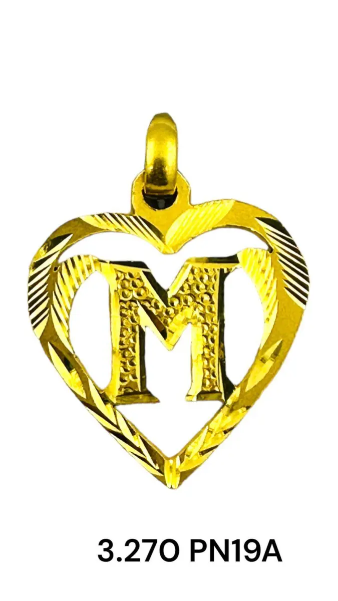 M-LETTER PENDANT