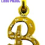 B-LETTER PENDANT