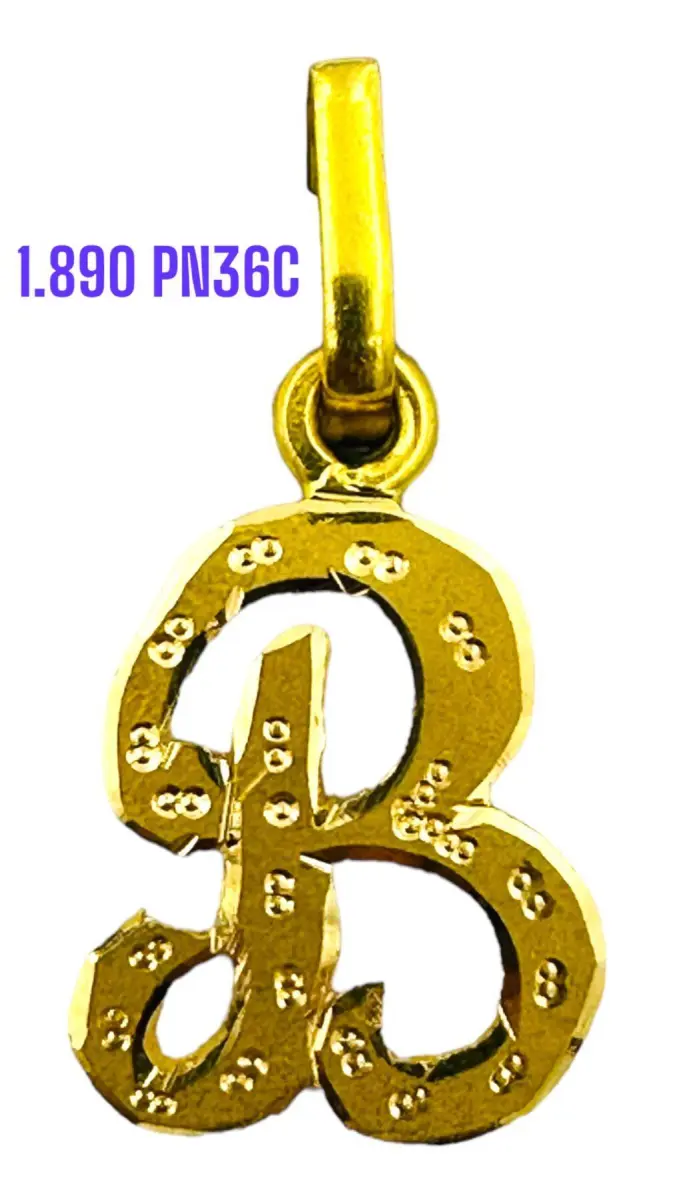 B-LETTER PENDANT