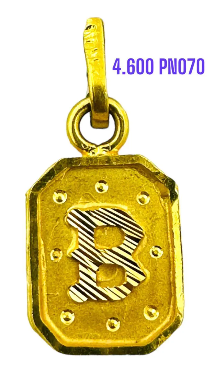 B-LETTER PENDANT