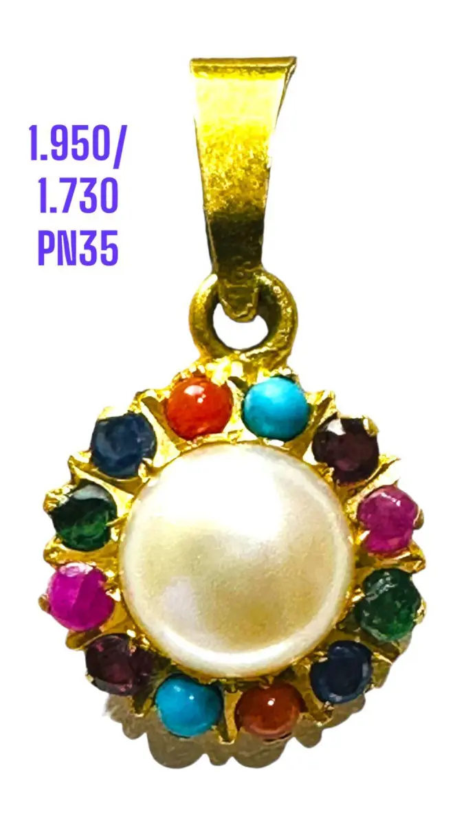 COLOURFULL STONE PENDANT