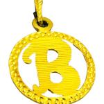 B-LETTER PENDANT