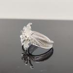 Lily Lacework Filigree Silver Ring