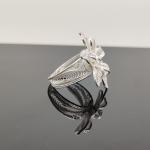 Blossom Cascade Filigree Silver Ring