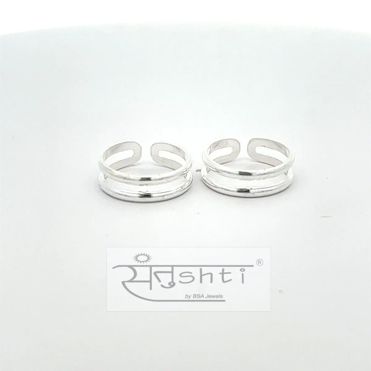 Sterling Silver Band Toe Ring