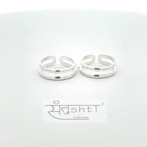 Sterling Silver Band Toe Ring