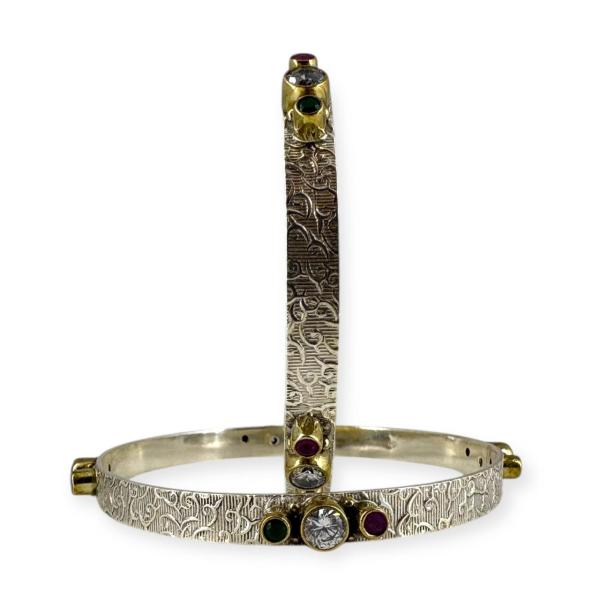 Beautiful Silver Kara Pair